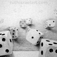 www.RuthIsraelArt.com-Feeling-Lucky-dice